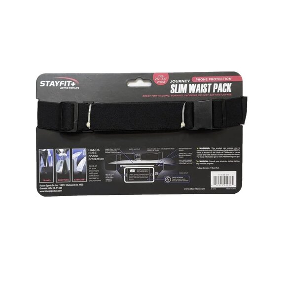 Stayfit Plus Slim Hands Free Waist Fanny Pack - Unisex - Picture 4 of 5